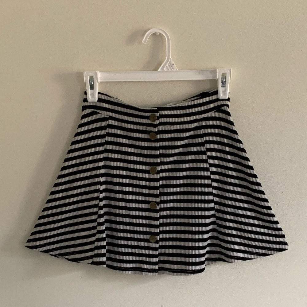 GB Girl Striped Mini-Skirt